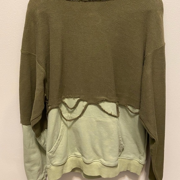 Mens dark and light green DISORDER WORLD hoodie size large. Very cool looking - Picture 12 of 12